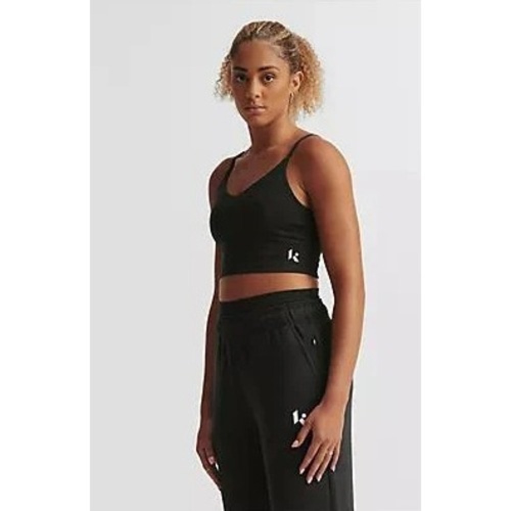 New Balance X Klutch Athletics Sports Bra Women S Black WB43801 Activewear NWT